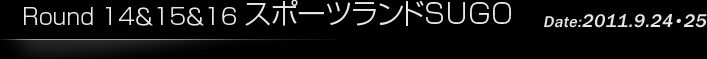 第14戦/第15戦/第16戦 スポーツランドSUGO